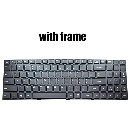 WISTAR Laptop Keyboard Compatible for Lenovo 100-15IBY 100-15IB B50-10 Series, P/No. 9Z.NCLSN.00A PK131ER1A06 5N20H52644 5N20H52629 PK131ER1A28